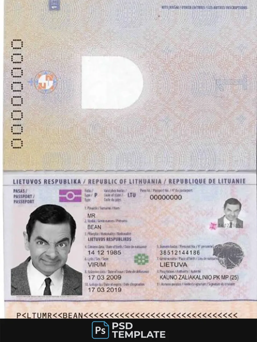 Lithuania Passport — Passports