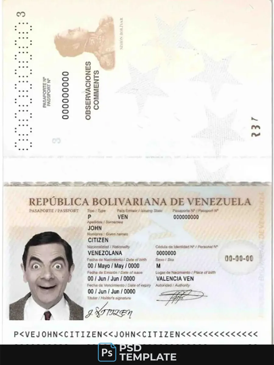 Venezuela Passport — Passports