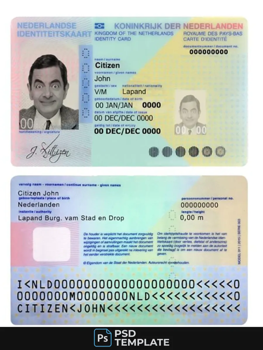 Netherlands Id — ID Cards