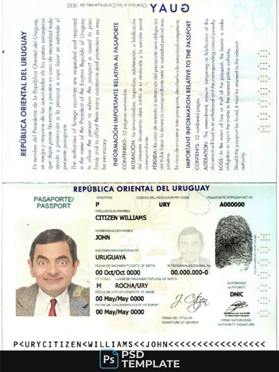 Uruguay Passport — Passports