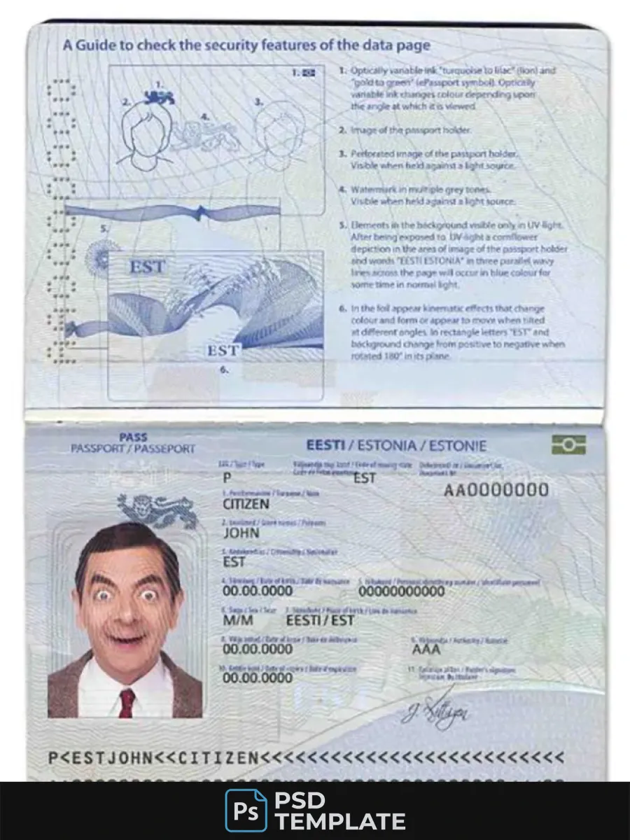 Estonia Passport — Passports