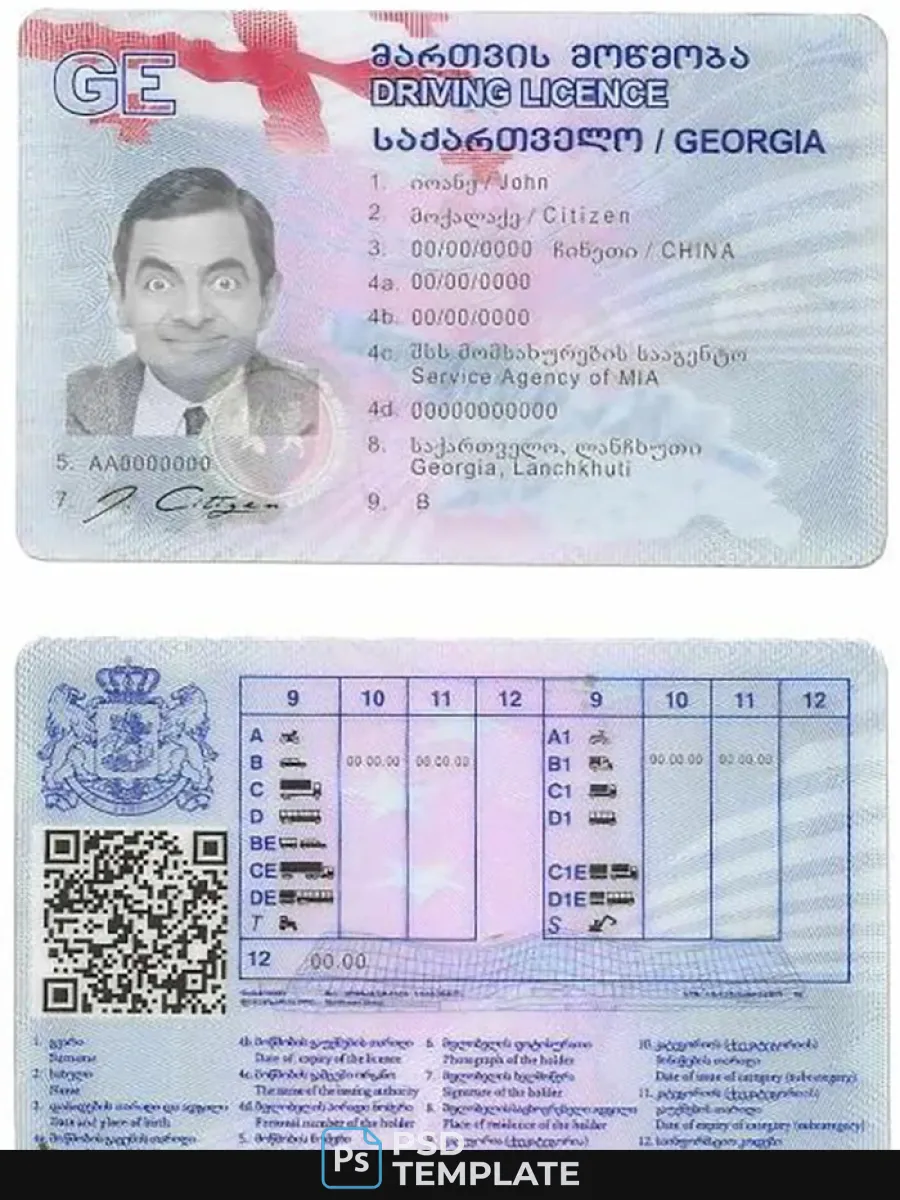 Georgia Driving License — Driver License