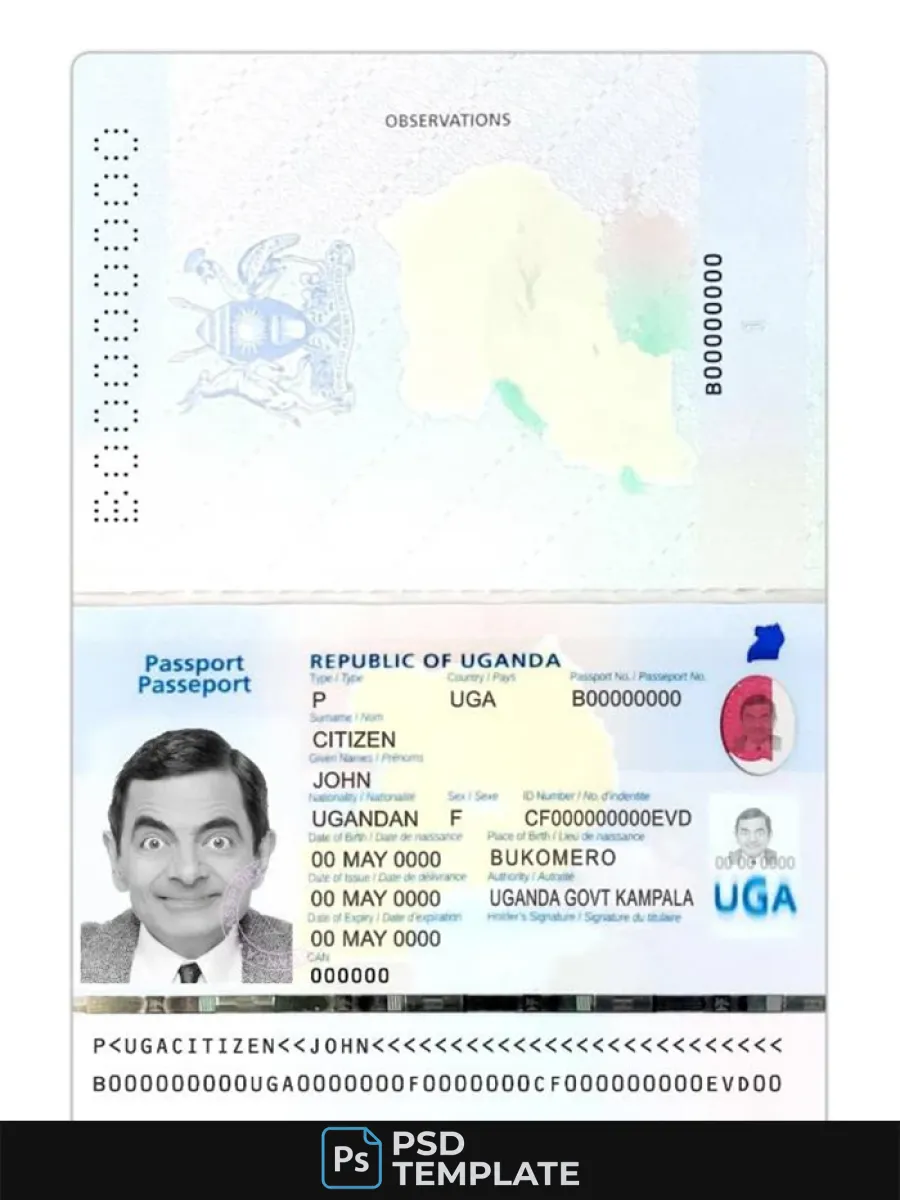 Uganda Passport 2023 Present — Passports