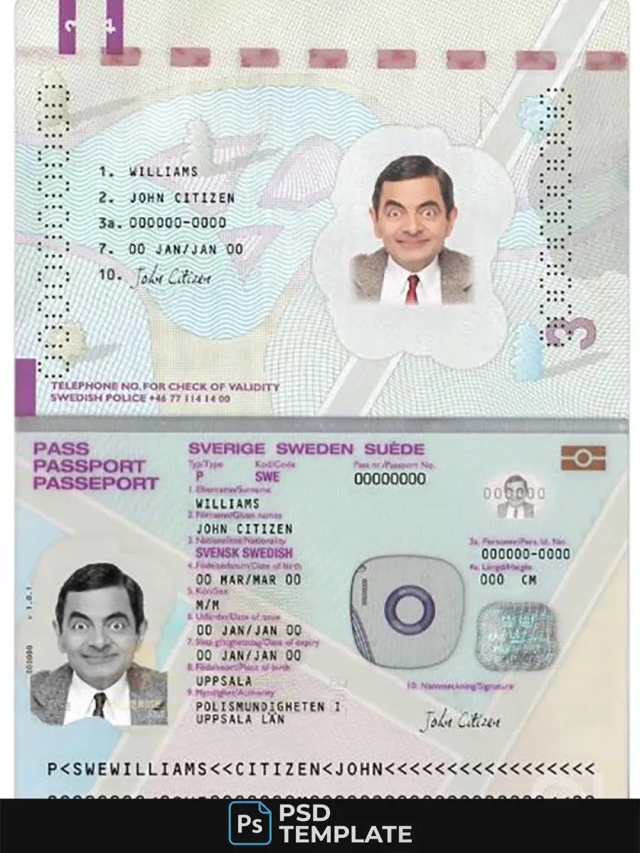 Sweden Passport Version 2 — Passports