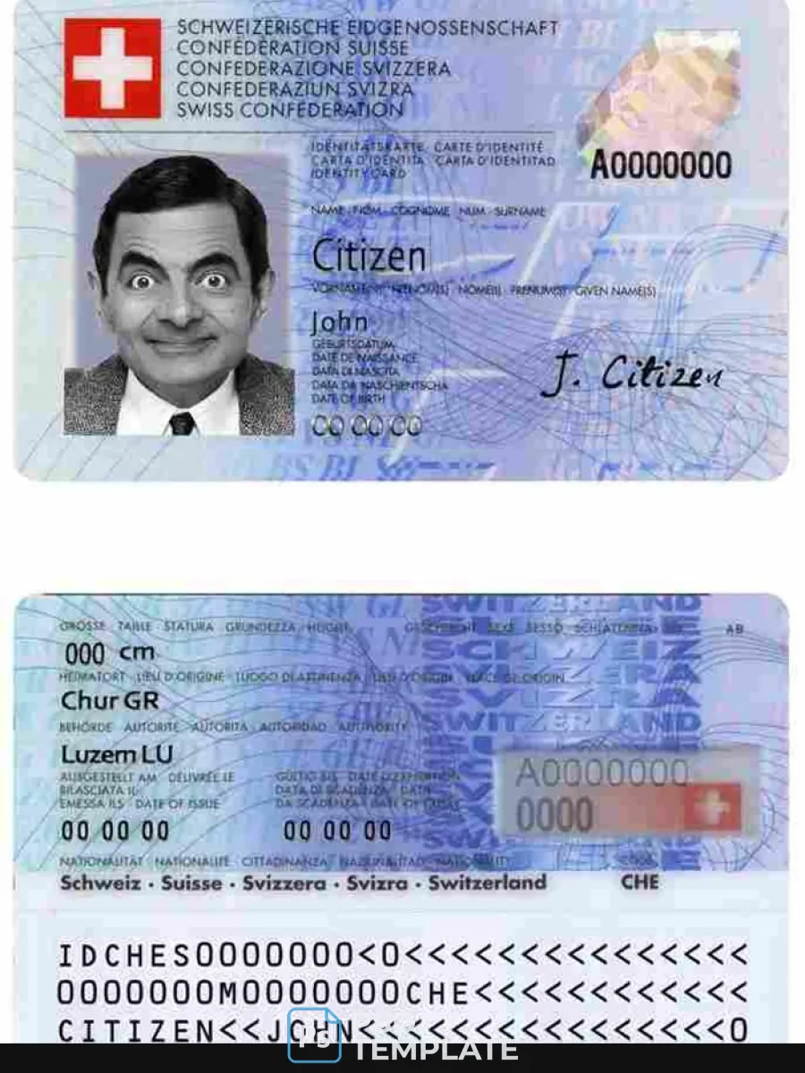 Switzerland Id — ID Cards