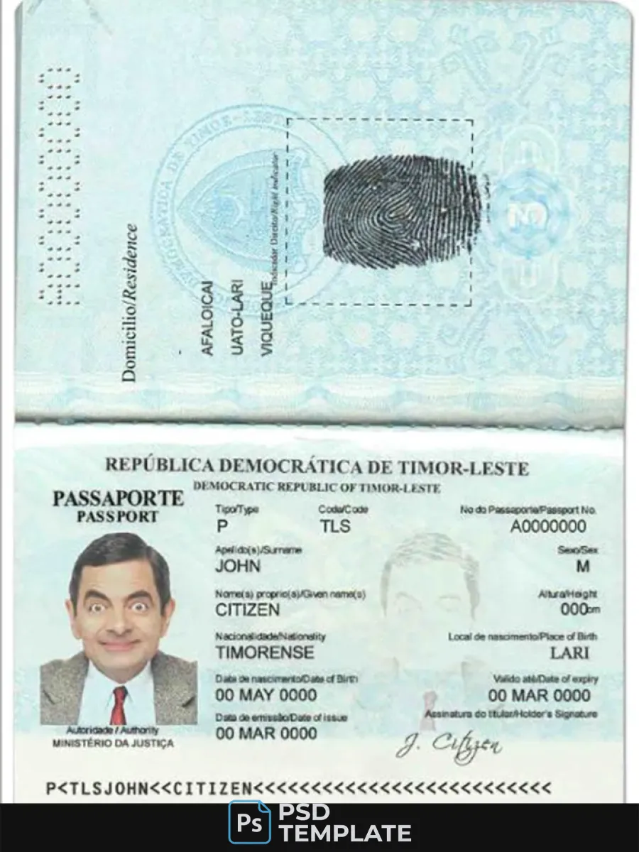 Timor Leste Passport — Passports