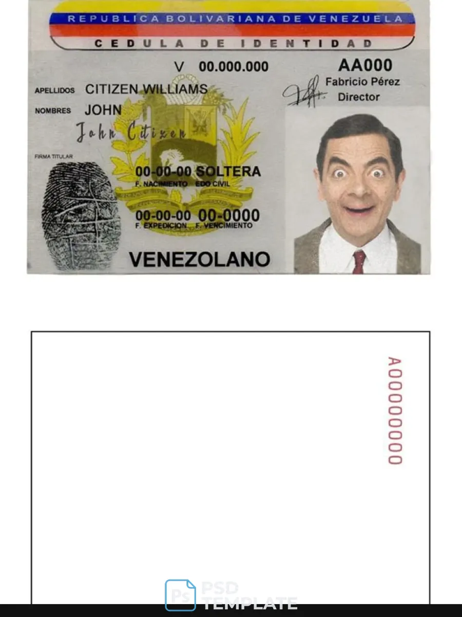 Venezuela Id — ID Cards