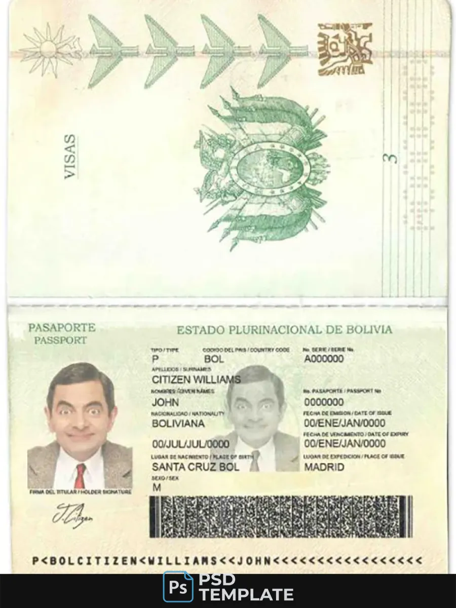 Bolivia Passport — Passports