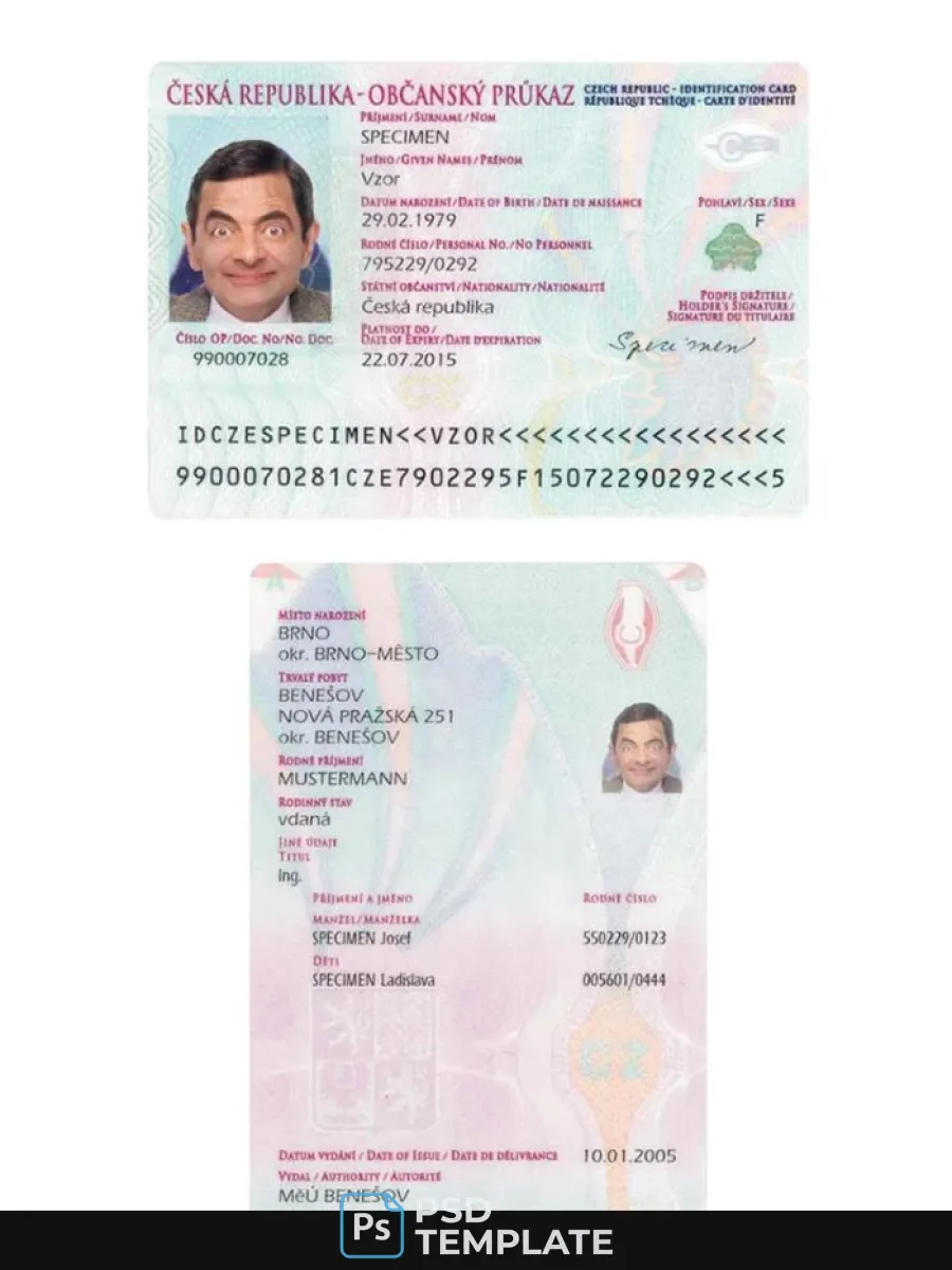 Czech Identification Card — ID Cards