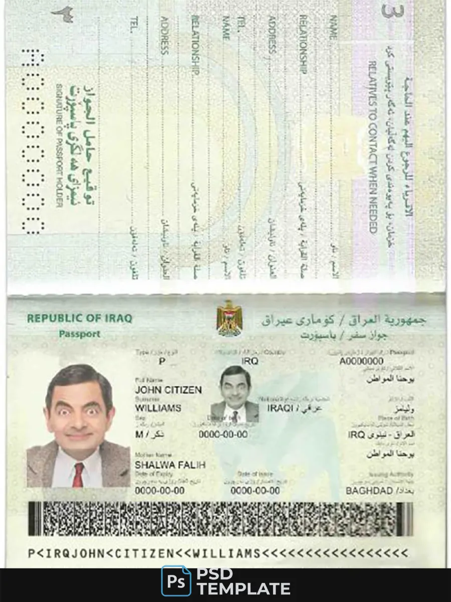 Iraq Passport — Passports