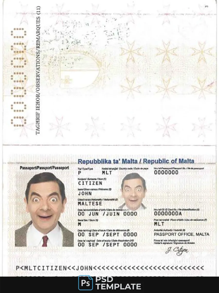 Malta Passport — Passports