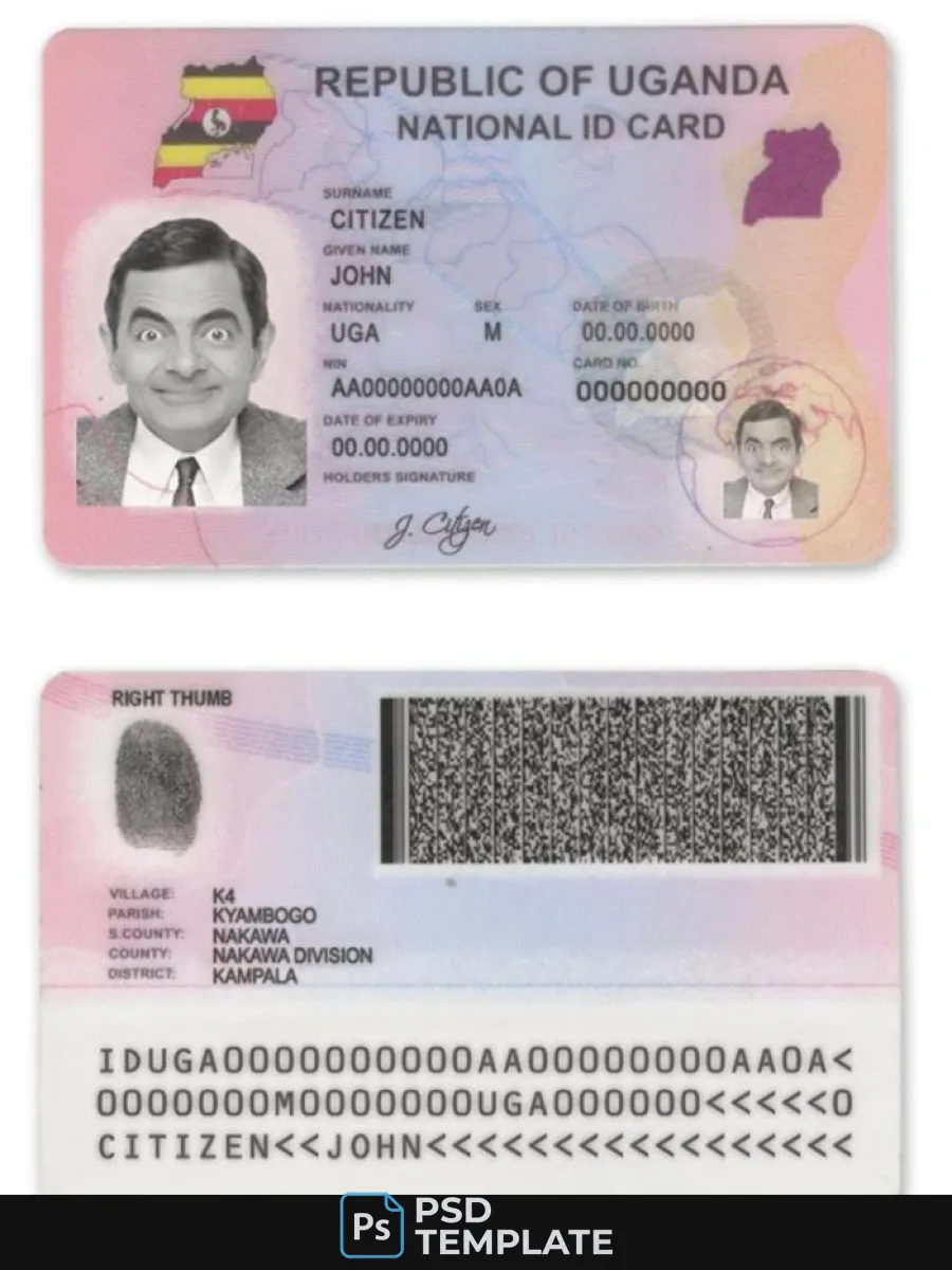 Uganda Id — ID Cards