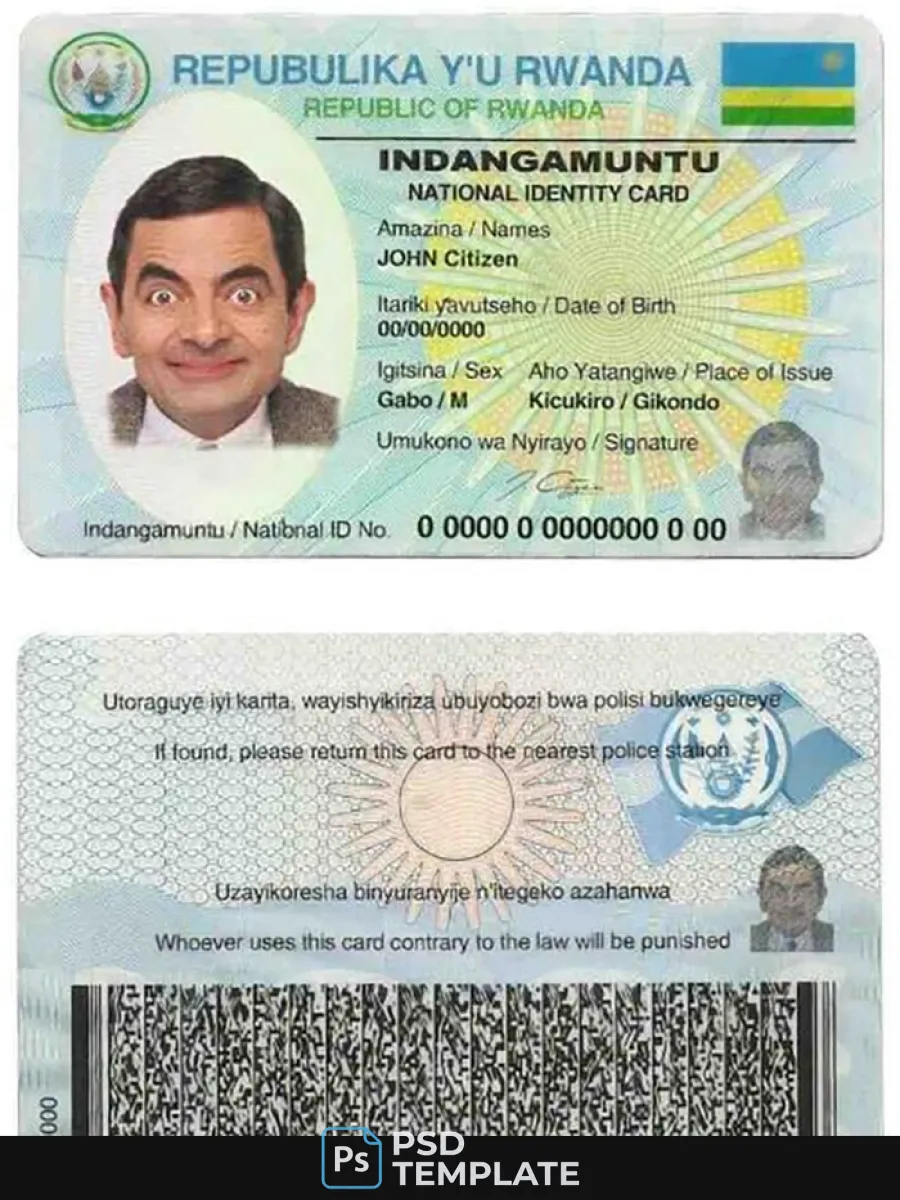 Rwanda Id 2 — ID Cards