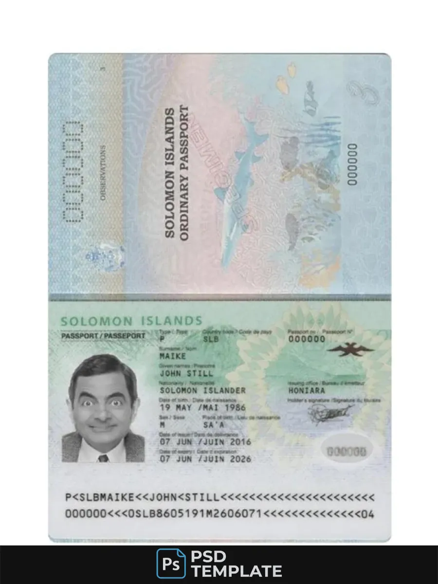Solomon Islands Passport — Passports