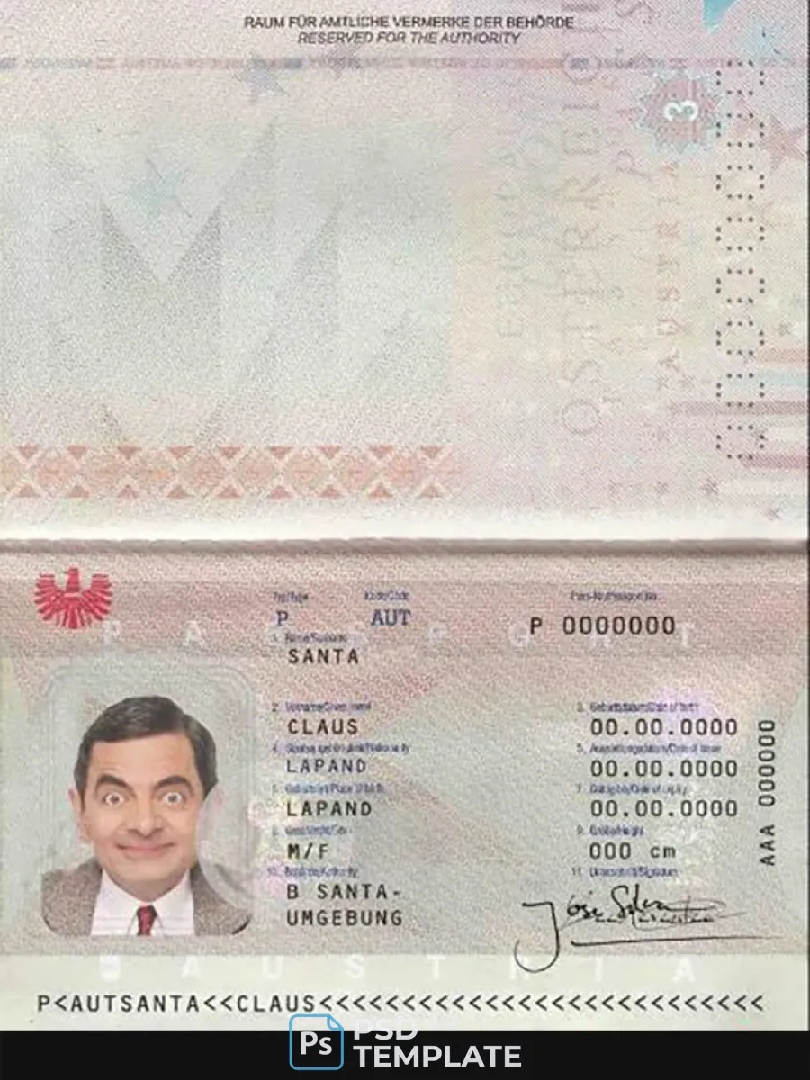 Austria Passport — Passports
