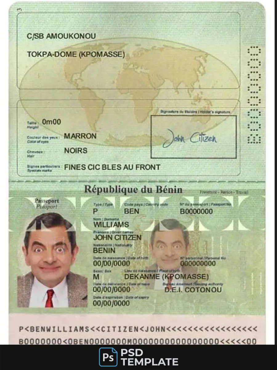 Benin Passport — Passports