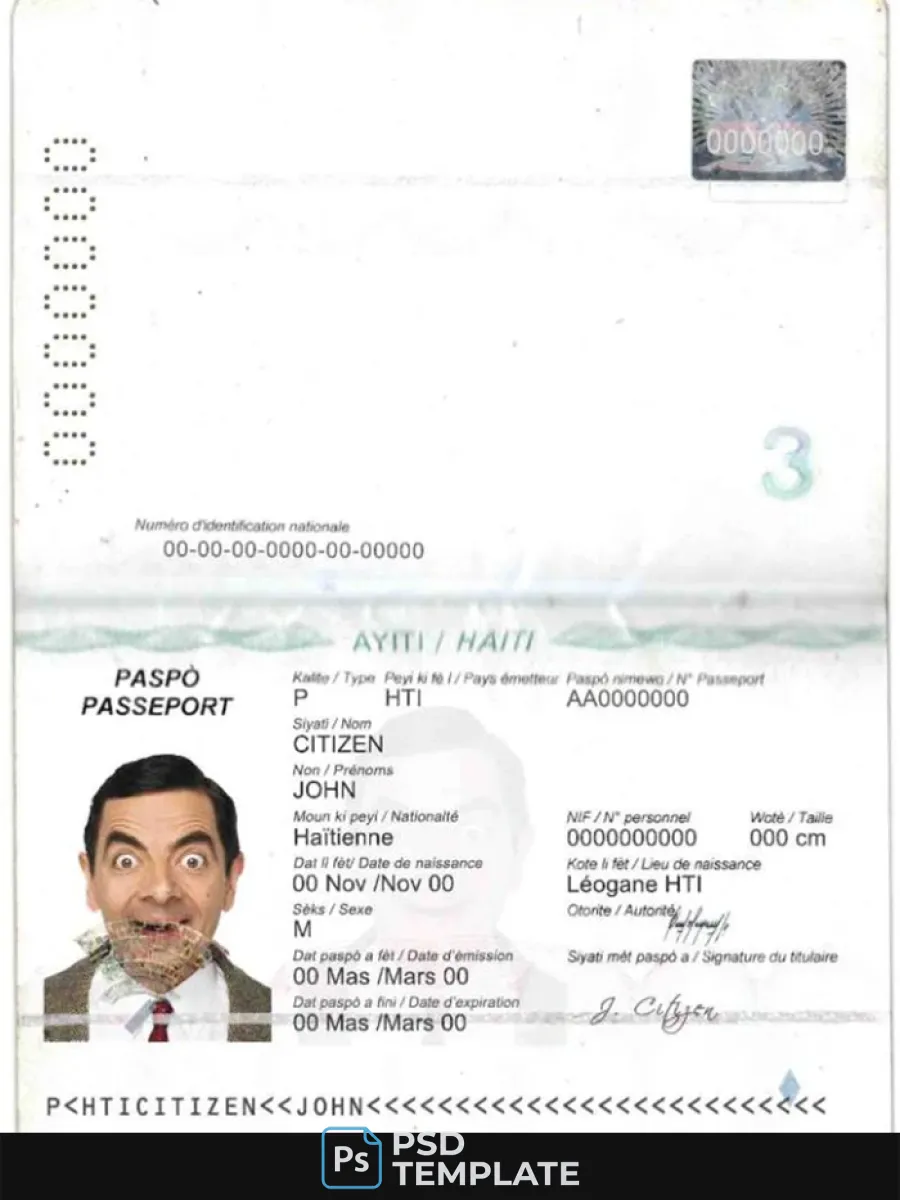 Haiti Passport — Passports