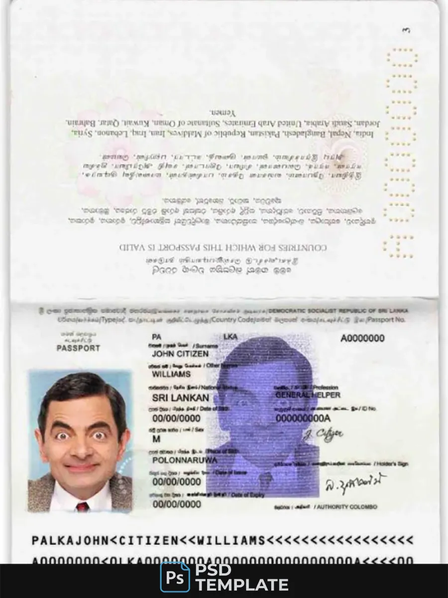 Sri Lanka Passport — Passports