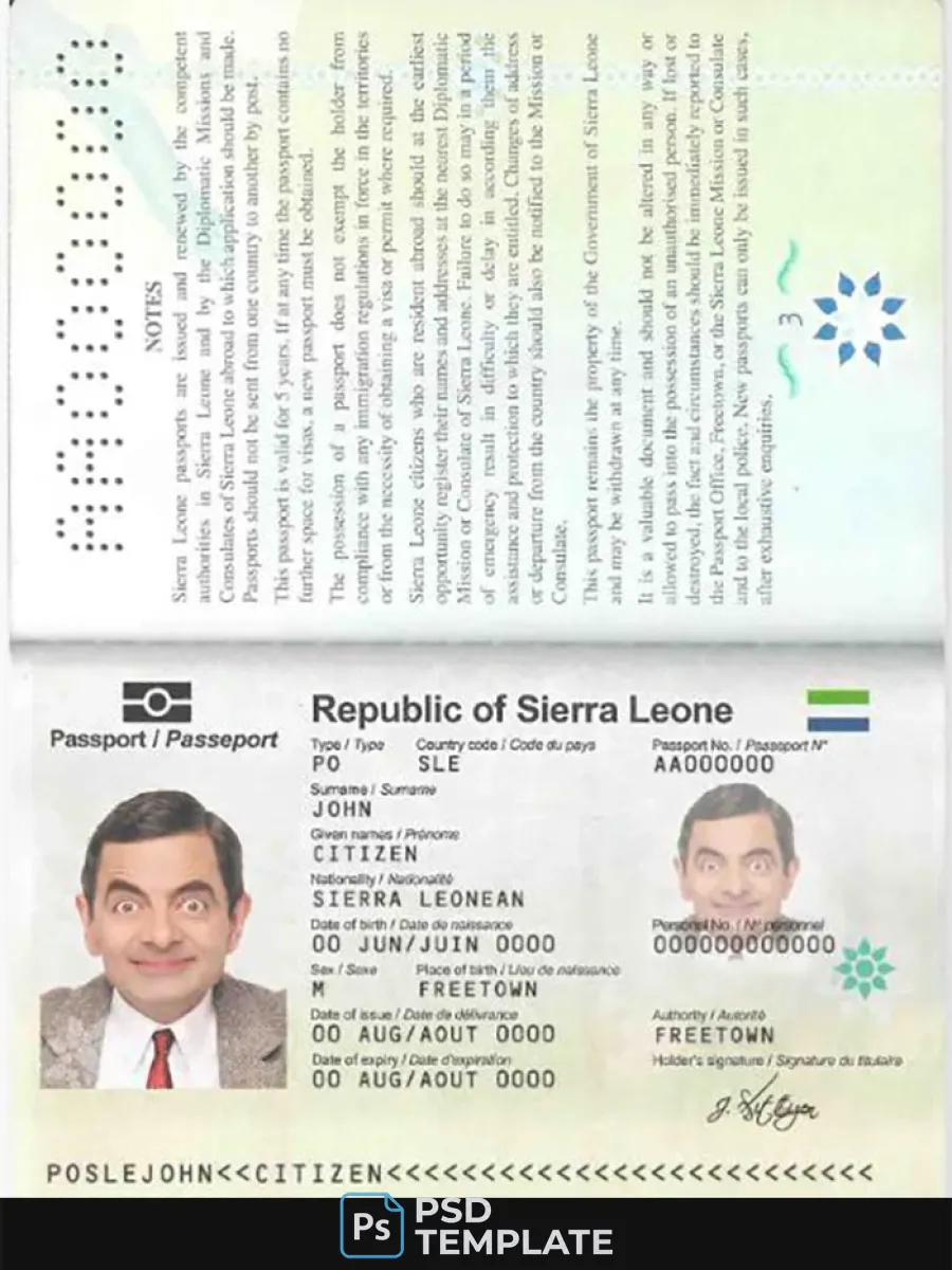 Sierra Leone Passport — Passports