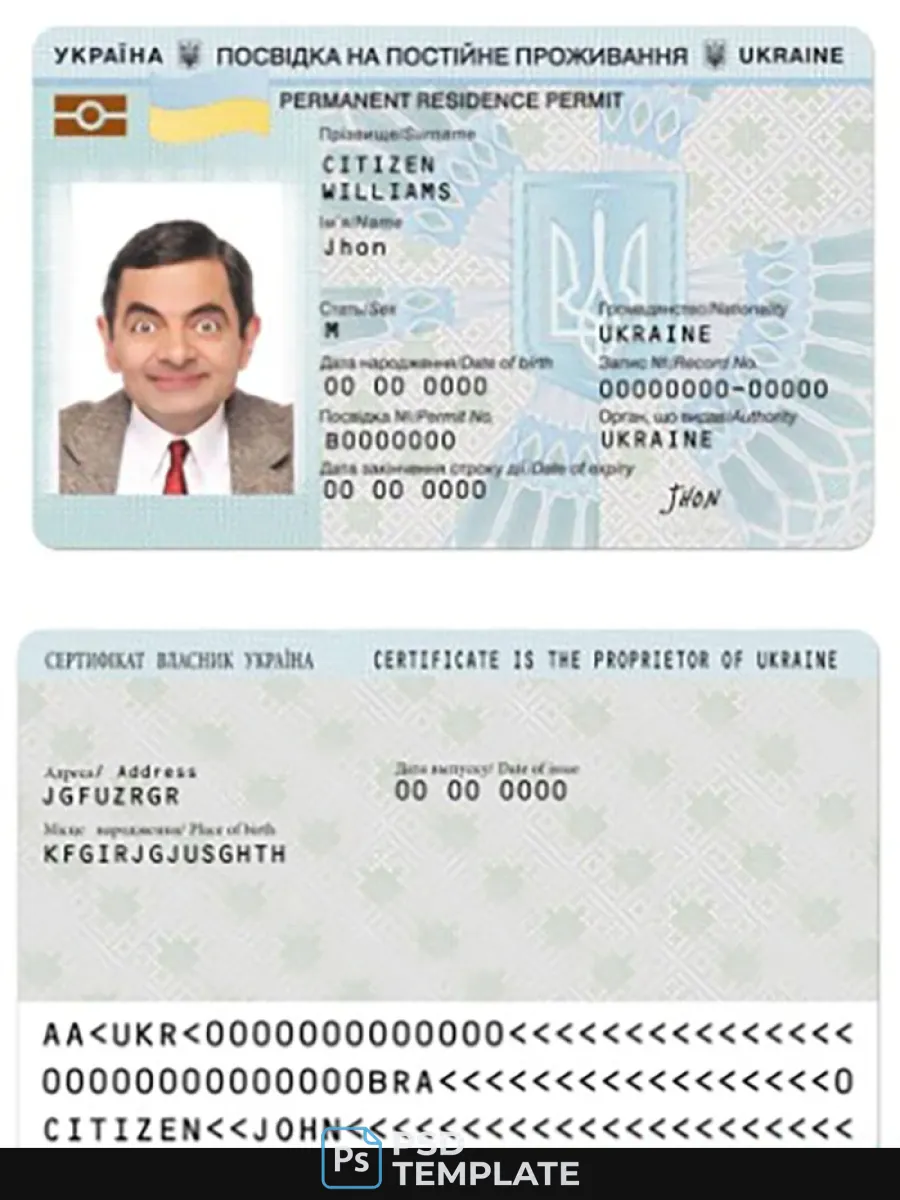 Ukraine Residence Permit — Residence Permit