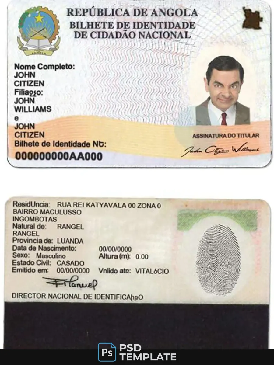 Angola Id — ID Cards