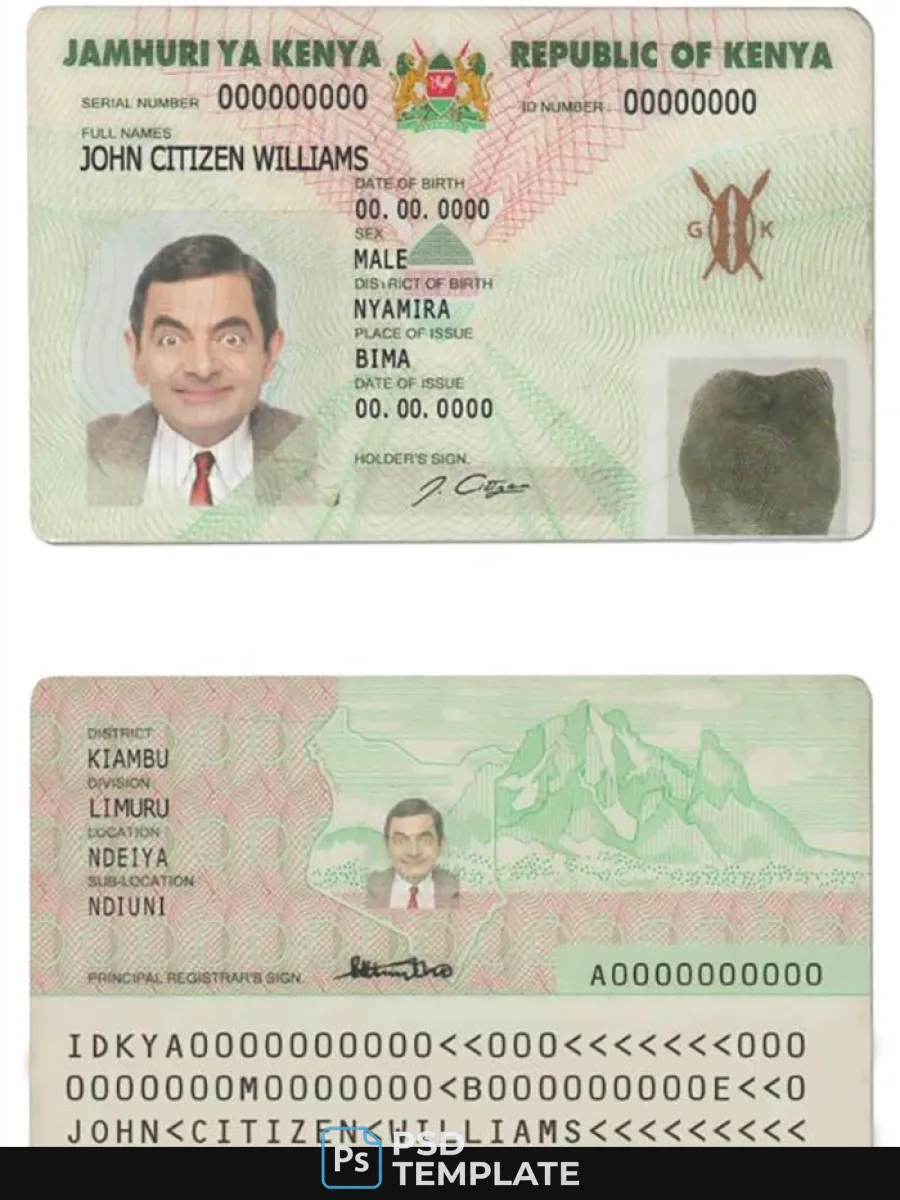 Kenya Id — ID Cards