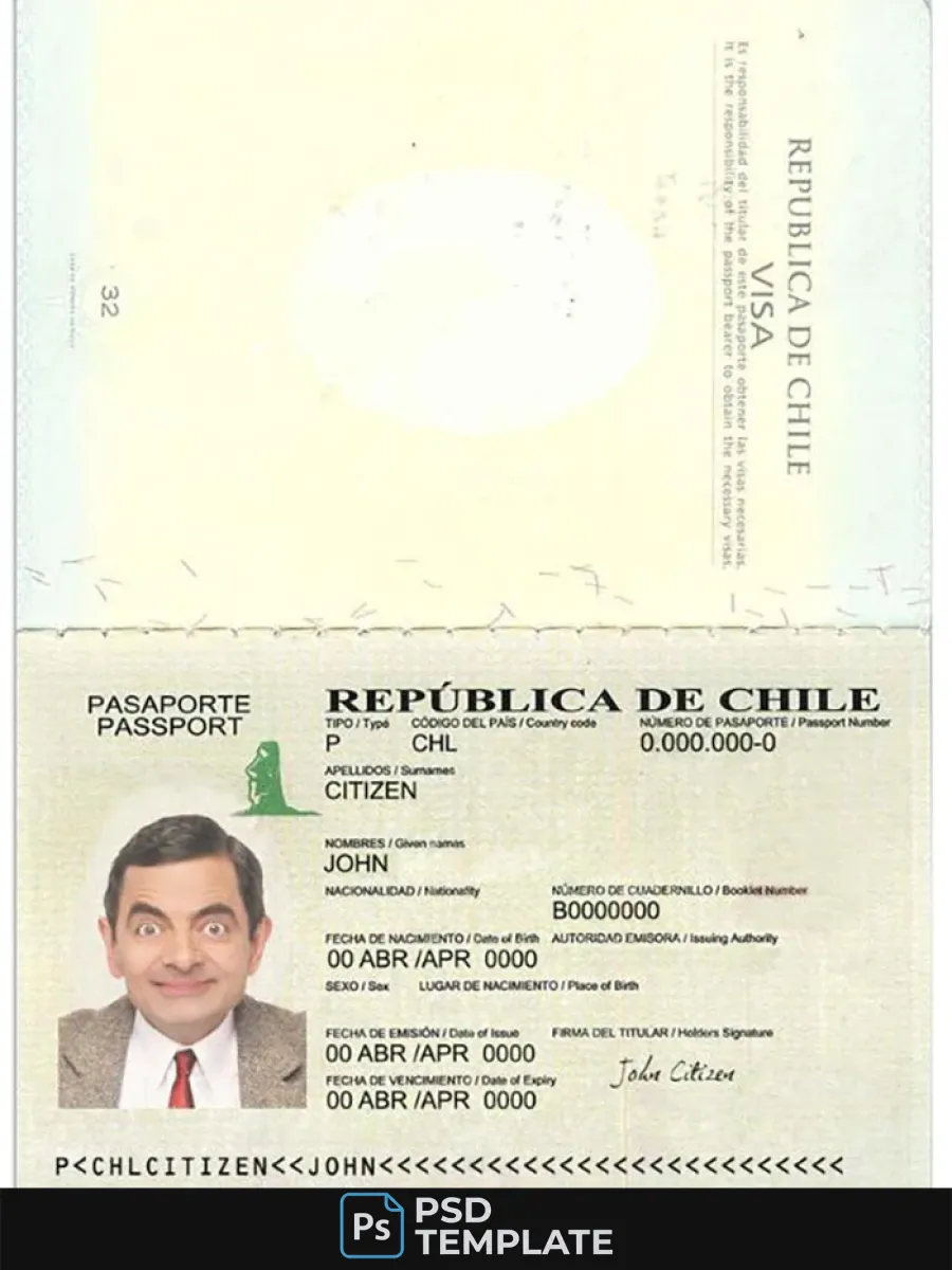 Chile Passport Version 2 — Passports