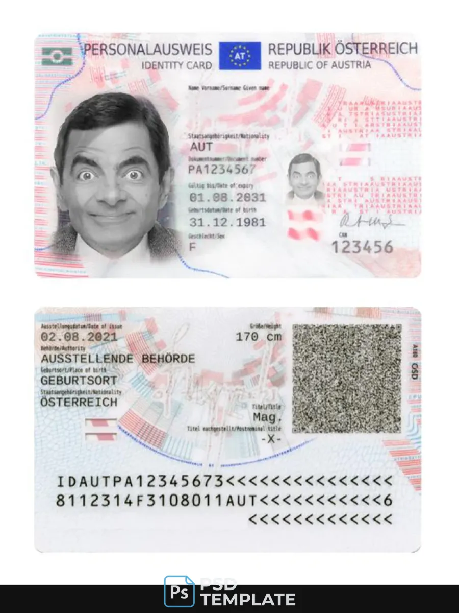 Austria Id 2021 Present — ID Cards