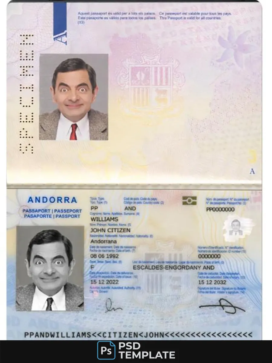 Andorra Passport — Passports