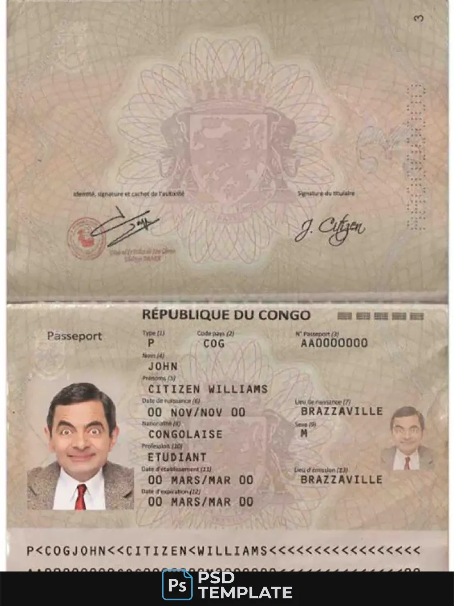 Congo Passport 2014 Present — Passports