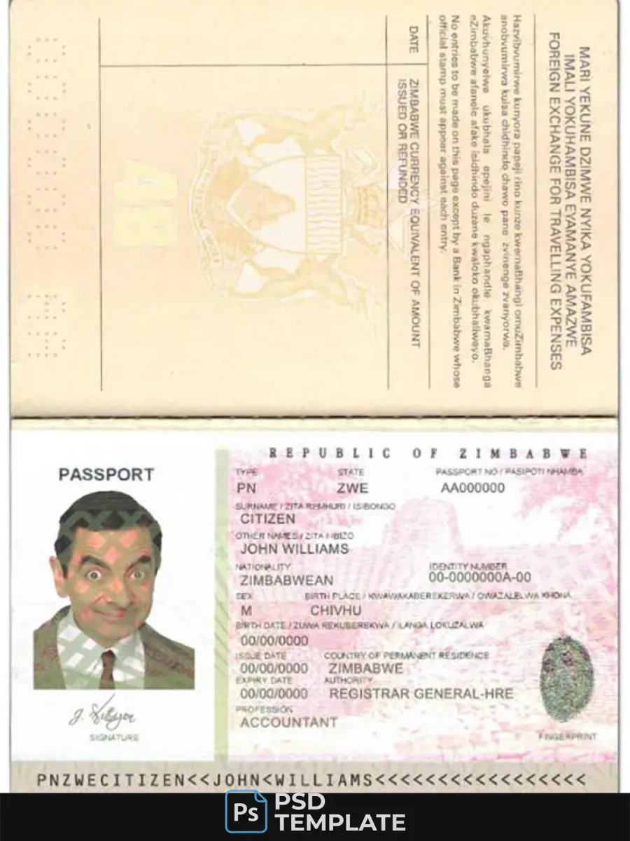 Zimbabwe Passport — Passports