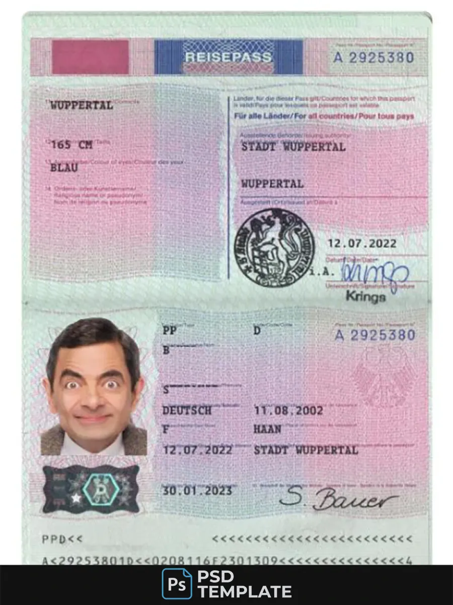Germany Passport 2022 Present — Passports