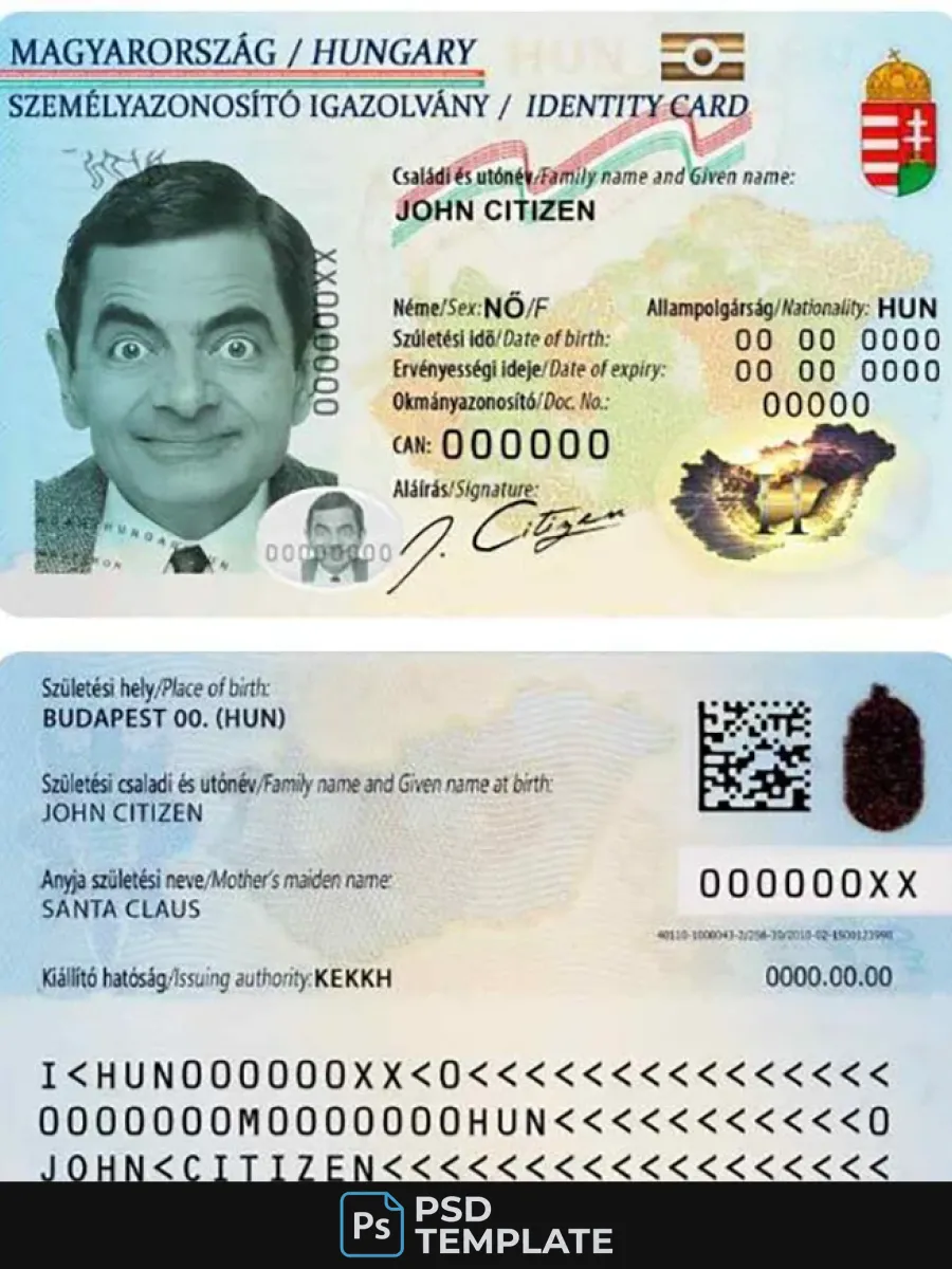 Hungary Id 1 — ID Cards